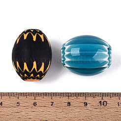 手作りのミルフィオリガラス樽ビーズ  シェブロンビーズ  ミックスカラー  28~31x22~26mm  穴：1.8~10mm&nbsp;LA-N002-24