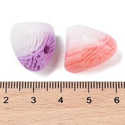 樹脂チャーム  ミックスカラー  16.5x20x19mm  穴：3mm&nbsp;RESI-S370-03