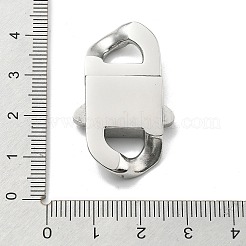 304ステンレススチール製バヨネット留め具  ステンレス鋼色  37x22x6mm  穴：6x9mm&nbsp;STAS-B082-01F-P