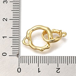 ラックメッキ真鍮は留め金の上に折ります  カドミウムフリー＆鉛フリー  長持ちメッキ  18KGP本金メッキ  24.5mm&nbsp;KK-I720-03G