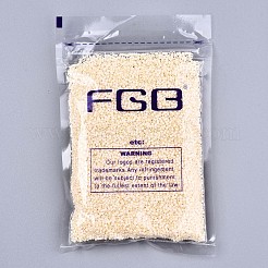 Fgb 11/0グレードaガラスシードビーズ  シリンダー  均一なシードビーズサイズ  焼き付け塗料  古いレース  1.5x1mm  穴：0.5mm  約20000個/袋&nbsp;SEED-S030-1012