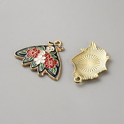12個12スタイルハロウィンアロイエナメルペンダント  混合図形  ミックスカラー  15~34x15~33x1.5~3.5mm  穴：2.2mm  1個/スタイル&nbsp;ENAM-WH0056-31