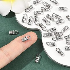 シェグレースの真鍮製コードエンド  コラム  カドミウムフリー＆ニッケルフリー＆鉛フリー  プラチナメッキ  7x4x2.7mm  穴：2mm  内径：1mm&nbsp;XGRQ1R177-351P