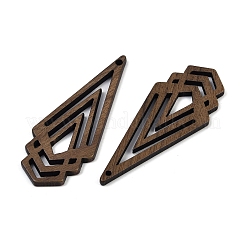 ウォールナットウッドペンダント  ココナッツブラウン  49x20x2.5mm  穴：1.4mm&nbsp;WOOD-A025-08