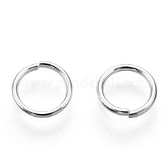 アイアンオープンジャンプリング  ラウンド  銀  21ゲージ  6x0.7mm  内径：4.5mm  約20000個/1000g&nbsp;IFIN-T019-6mm-S