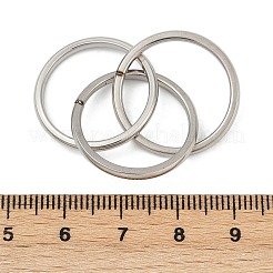 201 ステンレススチール トリニティ インターロッキング リング フィンガー リング  ステンレス鋼色  usサイズ8（18.1mm）&nbsp;FS-WG6776A-05