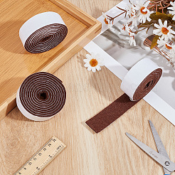 自己接着フェルト家具パッド  テーブルと椅子用  長方形  サドルブラウン  1500x27x3mm&nbsp;DIY-WH20011-30
