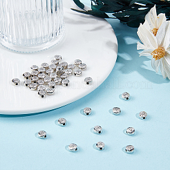 チベットスタイルの合金ビーズ200個。  カドミウムフリー＆鉛フリー  フラットラウンド  アンティークシルバー  6x3mm  穴：1.6mm&nbsp;TIBEB-ME0001-15