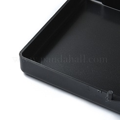 プラスチックバッジ収納ギフトボックス  長方形  ブラック  8x9.9x2.15cm&nbsp;CON-XCP0002-34