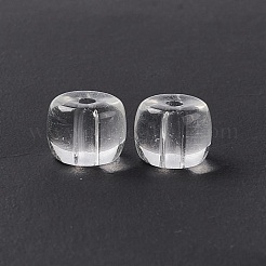 透明ガラスビーズ  バレル  透明  7.5x6mm  穴：1.5mm&nbsp;GLAA-F117-01E