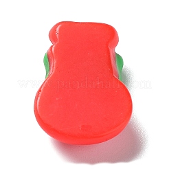 クリスマステーマ不透明樹脂カボション  エナメル  バッグ  21.5x16x8mm&nbsp;RESI-Q217-03H