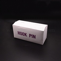 Ppプラスチックフック  hangtagフック  ホワイト  45x15mm  5000個/箱&nbsp;FIND-WH0001-90