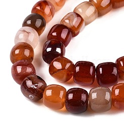 天然石赤瑪瑙ビーズ連売り  バレル  10~10.5x9~9.5mm  穴：1.2mm  約41~43個/連  14.37~16''（36.5~40センチメートル）&nbsp;G-T138-145