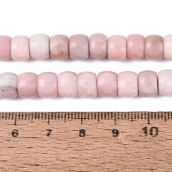 天然石ピンクオパールビーズ連売り  バレル  8~8.5x5.5~6mm  穴：0.8~1mm  約61~66個/連  14.76~15.16インチ（37.5~38.5cm）&nbsp;G-Q616-02A-02