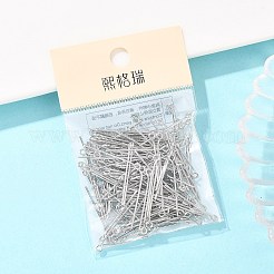シェグレース 20g 真鍮製アイピン  カドミウムフリー＆ニッケルフリー＆鉛フリー  プラチナメッキ  25.5x3x0.7mm  穴：1.5mm  21ゲージ&nbsp;XGRPCP696-264P