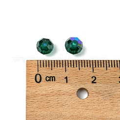 プレシオサ®クリスタルビーズ  チェコクリスタル  451 19 602 ラウンド  50730 200 エメラルド AB  6mm  穴：1.2mm&nbsp;X-PRC-BB6-50730-200