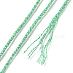 12 かせ 12 色 6 層ポリエステル刺繍糸  クロスステッチの糸  グラデーションカラー  グリーン  0.5mm  約8.75ヤード（8m）/かせ  12 かせ/セット&nbsp;OCOR-M009-01B-06