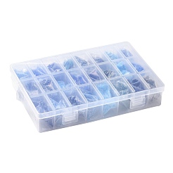 288g24色ガラスシードビーズ  ラウンド  ミックスカラー  12/0  1.5~2.5x1.5~2mm  穴：0.5~1mm  12 G /カラー&nbsp;SEED-JQ0005-01E-2mm
