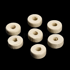 メープルウッドビーズ  フラットラウンド  ミックスカラー  8x4mm  穴：3mm&nbsp;WD-CBA7A54-05