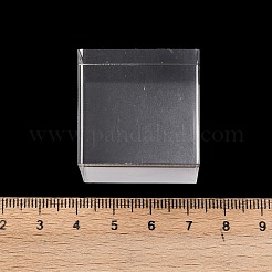アクリルジュエリーディスプレイベース  キューブ  透明  3x3x3cm&nbsp;ODIS-WH0025-31A