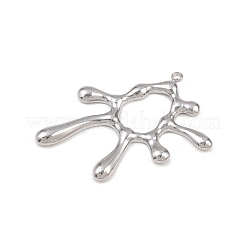304ステンレスペンダント  太陽のチャーム  ステンレス鋼色  35x34x2.5mm  穴：1.6mm&nbsp;STAS-I363-08P