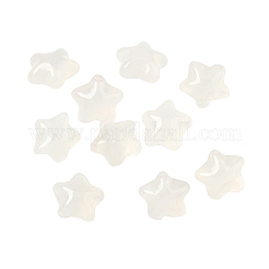 ナチュラルホワイトカルセドニービーズ  笑顔で主演  トップ掘削  12.5~13.5x14.5x8.5mm  穴：0.8mm&nbsp;G-P577-02