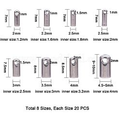 304ステンレススチールコードエンド  ステンレス鋼色  74x72x17mm  160個/箱&nbsp;STAS-UN0001-24P