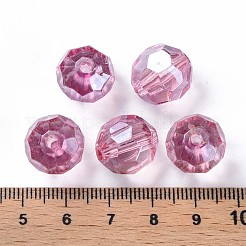 透明なアクリルビーズ  多面カット  サッカー  フラミンゴ  14x13.5mm  穴：2mm  約330個/500g&nbsp;MACR-S373-101-P07
