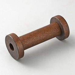 木糸ボビン  刺繍およびミシン用  サドルブラウン  16~29x70mm  穴：9.5mm&nbsp;X1-TOOL-TAC0020-01C