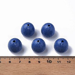 不透明なアクリルビーズ  多面カット  ティアドロップ  藤紫色  15x14.5mm  穴：2mm  約243個/500g&nbsp;MACR-S373-10A-A16