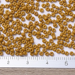 MIYUKIラウンドロカイユビーズ  日本製シードビーズ  （rr4456)デュラコート染め不透明サンザシ  11/0  2x1.3mm  穴：0.8mm  約1100PCS /ボトル  10 G /ボトル&nbsp;SEED-JP0008-RR4456