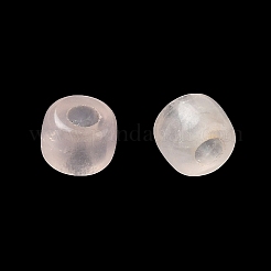 天然石ローズクォーツビーズ  コラム  8x6mm  穴：3mm&nbsp;G-G003-A06-12