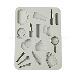 DIY 食品グレードシリコン型  ケーキ型  ランダムな色  226x166x13mm  内径：40~58x11~59mm&nbsp;DIY-K075-23
