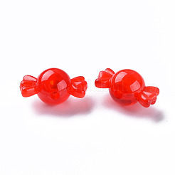 アクリルビーズ  天然石風  キャンディ  ミックスカラー  11.5x21.5x12mm  穴：2.5mm&nbsp;X-MACR-S375-004