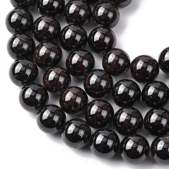 天然石ガーネットビーズ連売り  ラウンド  12~12.5mm  穴：1mm  約33個/連  15.75''（40センチメートル）&nbsp;G-H343-D11-12mm