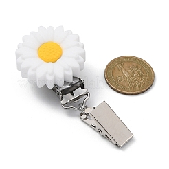 樹脂バッジホルダークリップ  鉄のidカードクリップ  花  81mm&nbsp;JEWB-BR00142-01