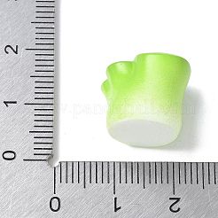 樹脂製野菜置物飾り  ホームデスクトップ装飾用  リーキ  13.5x16x12.5mm&nbsp;DJEW-E014-01I