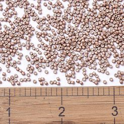 MIYUKIデリカビーズ  シリンダー  日本製シードビーズ  11/0  (db1165) 亜鉛メッキマットマスカット  1.3x1.6mm  穴：0.8mm  約2000PCS /ボトル  10 G /ボトル&nbsp;SEED-JP0008-DB1165