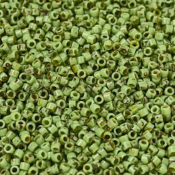 MIYUKIデリカビーズ  シリンダー  日本製シードビーズ  11/0  （db2265)不透明なchartreuseピカソ  1.3x1.6mm  穴：0.8mm  約100000個/500g&nbsp;SEED-MY11-DB2265