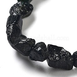 未加工天然トルマリンビーズ連売り  ナゲット  6.5~9x5~6x3~5mm  穴：0.8mm  約26~30個/連  7.48''~8.46''（19~21.5センチメートル）&nbsp;G-P528-B07-01