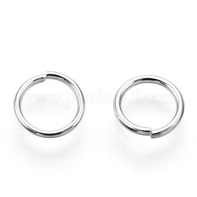 アイアンオープンジャンプリング  ラウンド  銀  21ゲージ  6x0.7mm  内径：4.5mm  約20000個/1000g&nbsp;IFIN-T019-6mm-S-1
