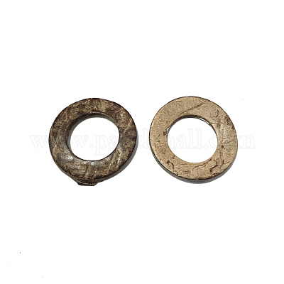 ココナッツリンクリング  ココナッツブラウン  30~33x3~6.5mm&nbsp;COCB-G611-01-1