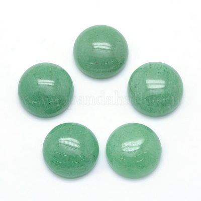 天然石グリーンアベンチュリンカボション  半円  12x5~6mm&nbsp;G-P393-R15-12mm-1