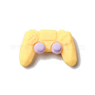 オペーク樹脂カボション  ゲームコントローラ  ミックスカラー  15x24x7.5mm&nbsp;CRES-M014-19-1