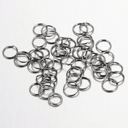鉄オープン丸カン  ラウンド  ガンメタ色  4x0.7mm  21ゲージ  内径：2.6mm  約25000個/1000g&nbsp;IFIN-A018-4mm-B-1