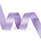 Polyester Satin Wired Ribbon, for Gift Packaging, Lilac, 3/8 inch(10mm), about 100.00 Yards(91.44m)/Roll