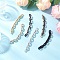 6Pcs CCB Plastic Handmade Cable Chains, Oval, Mixed Color, 20.5x10.5x3mm