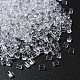 プラスチック製ピアスキャッチ  透明  3x3mm  穴：0.3mm  1000個/箱&nbsp;FIND-YW0001-11-3