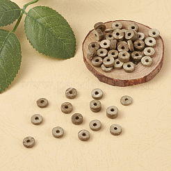 染めドーナツココナッツビーズ  レモンシフォン  9x2~5mm  穴：2mm  約100個/袋&nbsp;COCB-TA0001-01