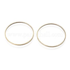 真鍮製フレームコネクター  ニッケルフリー  アンティークブロンズ  28x0.7~1mm&nbsp;EC18728mm-NFAB